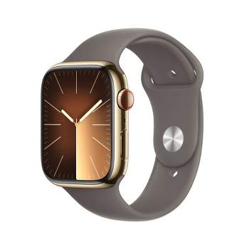 Apple Watch Series 9 GPS + Cellular (2024) Stainless Steel Case with Sport Band