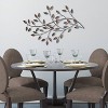 Blowing Leaves Wall Decor Brown - Stratton Home Decor: Whimsical Metal Art for Home, Vertical Botanical Sculpture - 2 of 3