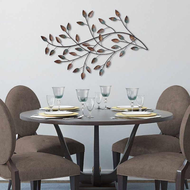 Blowing Leaves Wall Decor Brown - Stratton Home Decor, 3 of 6