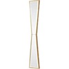 Uttermost Bow-Tie Vanity Accent Wall Mirror Modern Beveled Gold Leaf Frame 10" Wide for Bathroom Bedroom Living Room Home Office - image 2 of 3