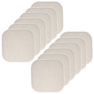 Alexis Memory Foam No Slip Back 16" x 16" Chair Pad Cushion by Sweet Home Collection® - 1 of 4
