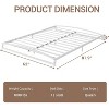 Metal Platform Bed Frame, Heavy Duty Strong Support Slat, Mattress Foundation, No Box Spring Needed, Noise-Free - 2 of 4