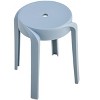 17 inch H Stackable Classroom Stools Plastic Stools Nesting Stools Colorful Round Stools 6 Pack - 2 of 4