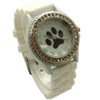 Olivia Pratt Every Day Silicone Paw and Rhinestones Colorful Women Watch - 3 of 4