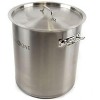 GasOne 32 Qt. Stainless Steel Turkey Stock Pot with All Purpose Pot Deep Fryer Steam & Boiling Basket - 4 of 4