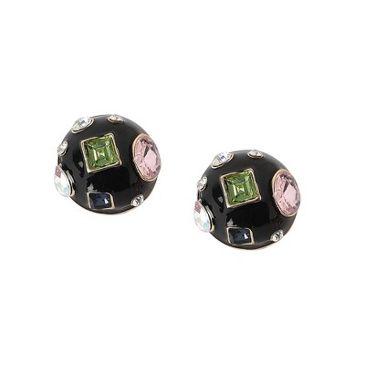 Women's The Cora Stud Earrings - Onyx Black