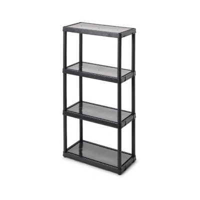 Vtec Trading Black 4-Tier Fixed Height Storage Unit