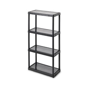 Vtec Trading Black 4-Tier Fixed Height Storage Unit - 1 of 3