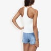 Anna-Kaci Women's Ribbed Knit Tank Top with Deep V-Neck and Racerback Design - 3 of 4