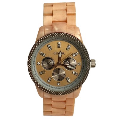Olivia Pratt Tortoise Acrylic Band Women Watch