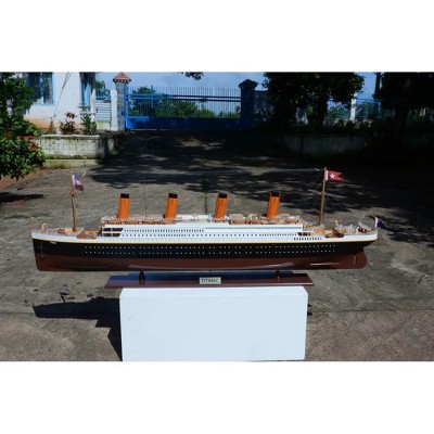 Old Modern Handicrafts Titanic XXL Ship Model – 78.7” Handcrafted Cruise Ship, Exclusive Display Edition