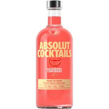 Absolut Ready To Serve Cocktails Raspberry Lemonade - 750ml Bottle