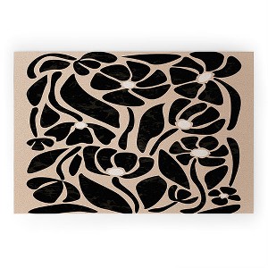 DorisciciArt Mid Century Modern Floral F 36" x 24" Welcome Mat - Society6 - 1 of 3