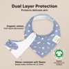 8pk Organic Baby Bandana Bibs, Baby Drool Bibs for Baby Boy, Girl, Baby Bibs for Infant, Newborn - 2 of 4