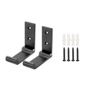 Unique Bargains Aluminum Alloy Round-Headed Folding Coat Hooks - 1 of 4