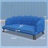 LAOTIES Luxury Large Dog Sofa,Soft Foam Cushion,Washable Bed,Wooden Legs - 4 of 4
