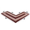 Country Stripe Collection 100% Polypropylene Reversible Indoor Area Utility Rug - Better Trends - 3 of 4