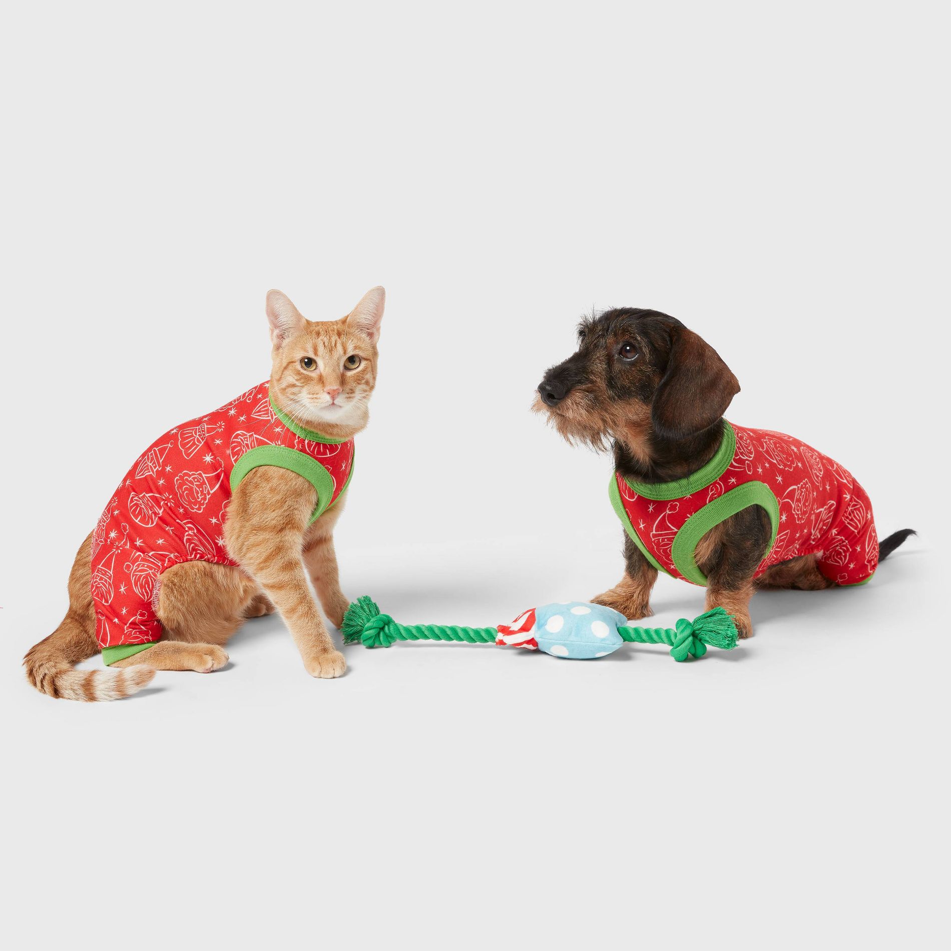 Santa Dog and Cat Pajama - Wondershop™