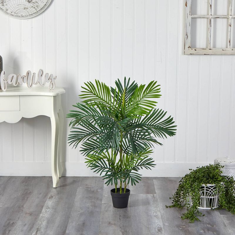 40&#34; Indoor/Outdoor Areca Artificial Palm Tree - Nearly Natural, 3 of 6