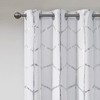 PAGED Metallic Print Total Blackout Curtains for Bedroom,Window Curtain Panels with Grommet Top,Curtains for Living Room,Machine Washable - 3 of 4