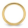 Black Bow Jewelry 2mm to 6mm 14K Yellow Gold Domed Comfort Fit Band - 2 of 4