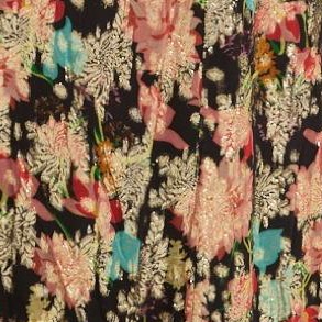 black textured wallflower