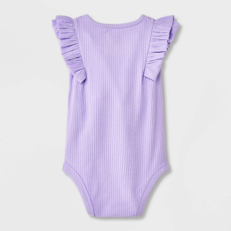 Baby Girls' Ruffle Bodysuit - Cat & Jack™, 3 of 8