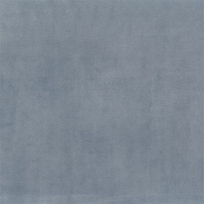 Carlson Blue Gray Velvet Loveseat with Dark Walnut Wood Frame