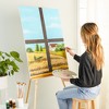 Bright Creations 2 Pack Stretched White Canvas Boards for Painting for Acrylic, Oil Paints, 24x36 In - 2 of 4