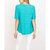 Women's Pleat Texture Easy Tee - habitat - 3 of 4