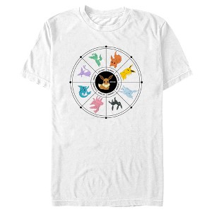 Men's Pokemon Evolutions Wheel T-Shirt - 1 of 4