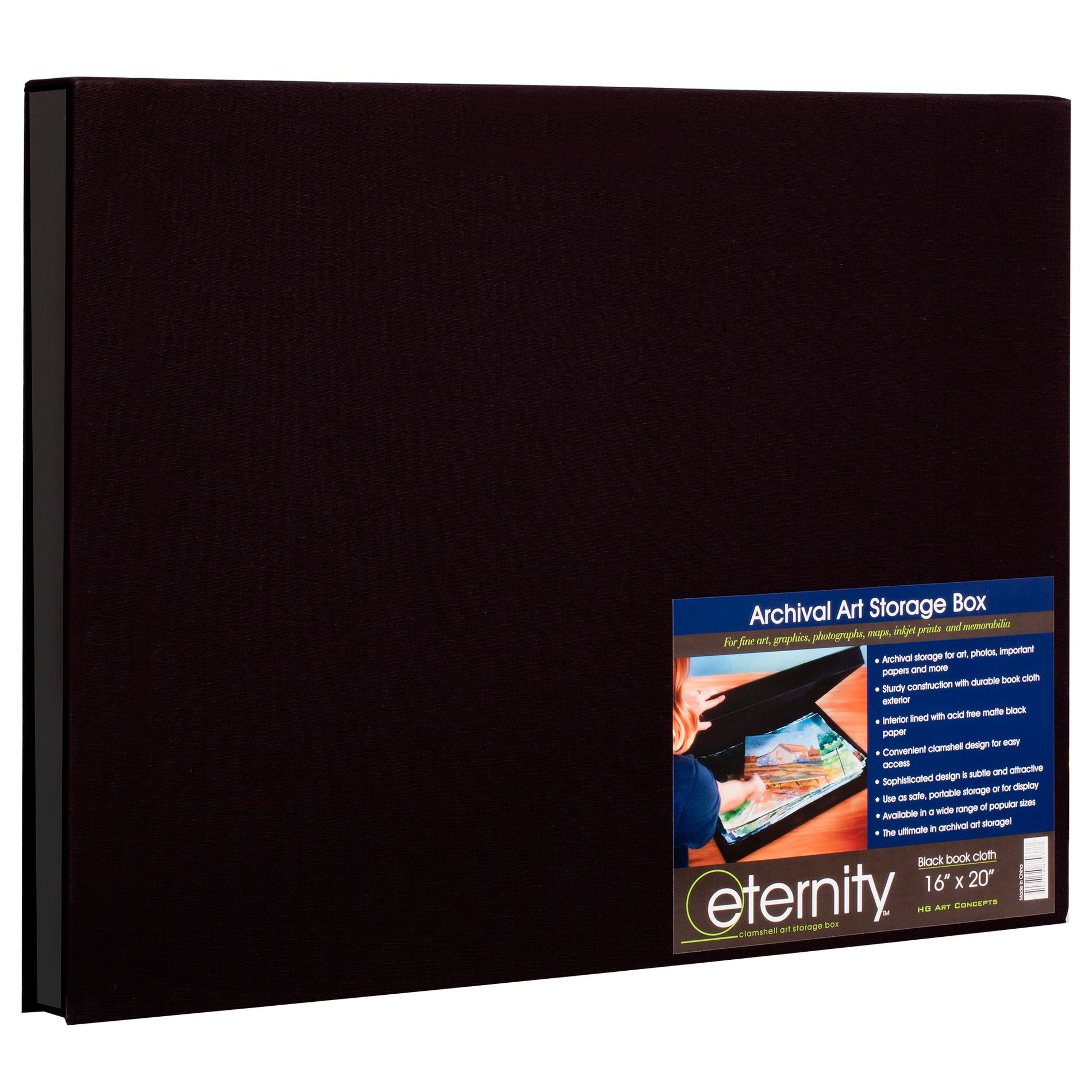 HG Concepts HG Art Concepts Eternity Archival Clamshell Art Storage Portfolio Box 16x20"