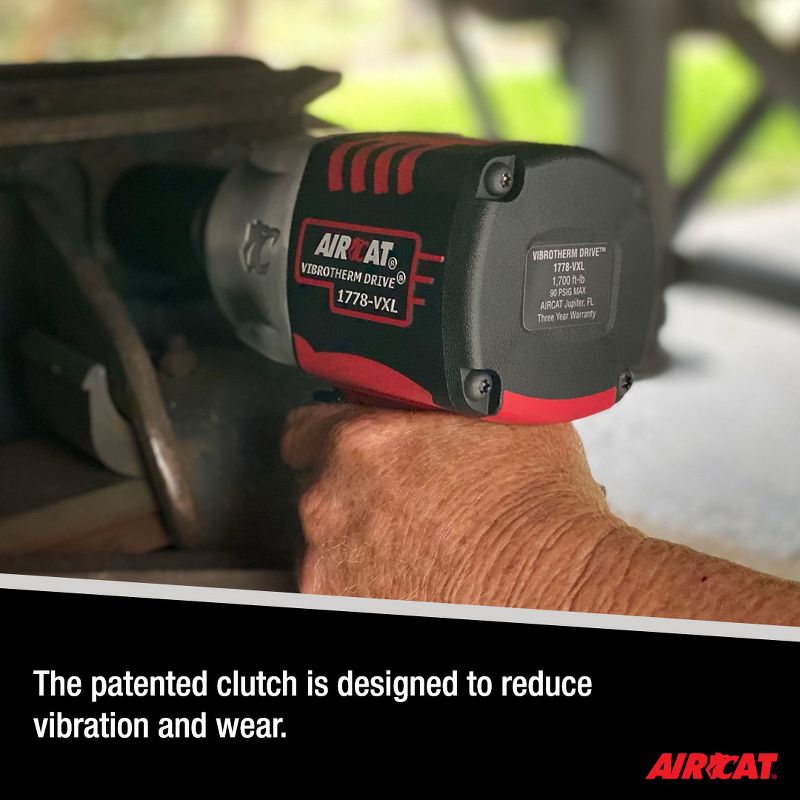 AIRCAT 1778-VXL 3/4-Inch Vibrotherm Drive Composite Impact Wrench 1700 ft-lbs, 3 of 9