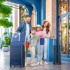 FURNIinspire Bag and Luggage Sets Luggage Set Travel Suitcase With Bags Spinner Wheels Abs Lightweight Suitcase, Blue, 16"*10"*24" - 2 of 4