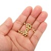Unique Bargains Metal Round Jewelry Making Gold Filled Spacer Beads 100 Pcs - 4 of 4
