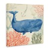 Stupell Industries Underwater Whimsical Whale Watercolor, 36" x 36" - 3 of 4