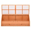 vidaXL Greenhouse Wood 70.9"x22.4"x24.4" - 3 of 4
