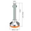 Unique Bargains Carbon Steel Non-Skid Adjustable Furniture Table Feet Leveling Feet 4 Pcs - 2 of 4
