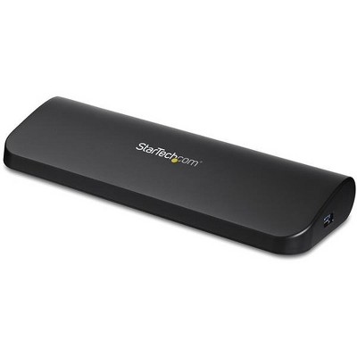 StarTech.com USB 3.0 Docking Station - Compatible with Windows / macOS - Supports Dual Displays - HDMI and DVI - DVI to VGA Adapter Included