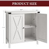 Buffet Cabinet for Dining Room - Rustic Farmhouse Sideboard with Adjustable Shelves, Storage Cabinet for Kitchen & Living Room - 2 of 4