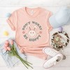 Simply Sage Market Women's Be Hoppy Smiley Bunny Short Sleeve Graphic Tee - 3 of 3