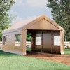 EROMMY 10 Ft X 20 Ft Car Canopy Portable Garage - 2 of 4