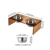 THE LICKER STORE Keaton Modern Acrylic Rectangular Elevated Pet Feeder - 4 of 4