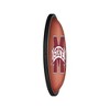 College Football Pigskin Design Oval Slimline Lighted Wall Sign - 3 of 4