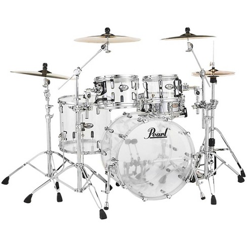 Pearl Crystal Beat 4-Piece New Fusion Shell Pack Ultra Clear