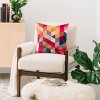 Three of the Possessed Modele Square Throw Pillow Red - Deny Designs - 2 of 3