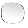 Elegant Lighting Metal Frame Oval Mirror 27x40 - 3 of 4