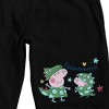 Peppa Pig Peppa and George Dinosaurs Women’s Black Lounge Shorts - 2 of 4