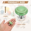 Unique Bargains Ceramic Round Drawer Dresser Closet Cabinet Knobs 2 Pcs - 2 of 4