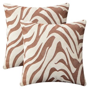 REGALWOVEN Tie Dye Decorative Throw Pillow Covers for Sofa Bed Living Room 18 x 18 Inch 2 Pcs - 1 of 4